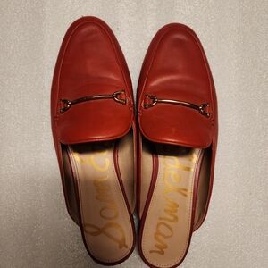 Sam Edelman Womens 8.5 Size Red Mules